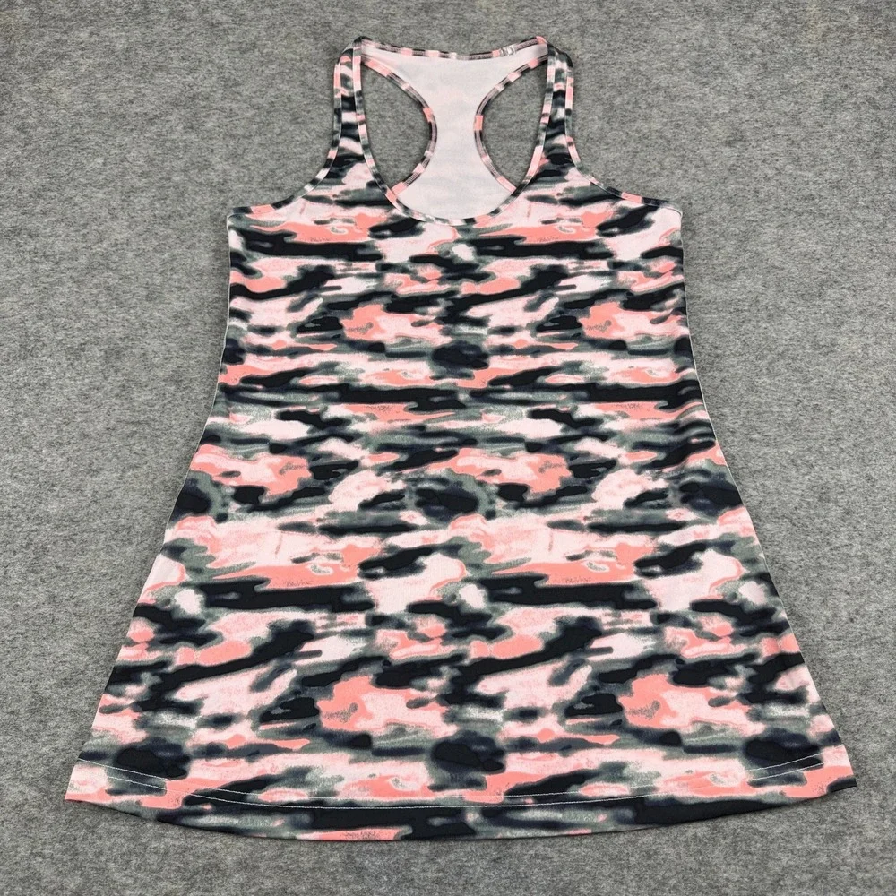 Lululemon Cool Racerback Wamo Camo Barely Pink‎ Womens 10
